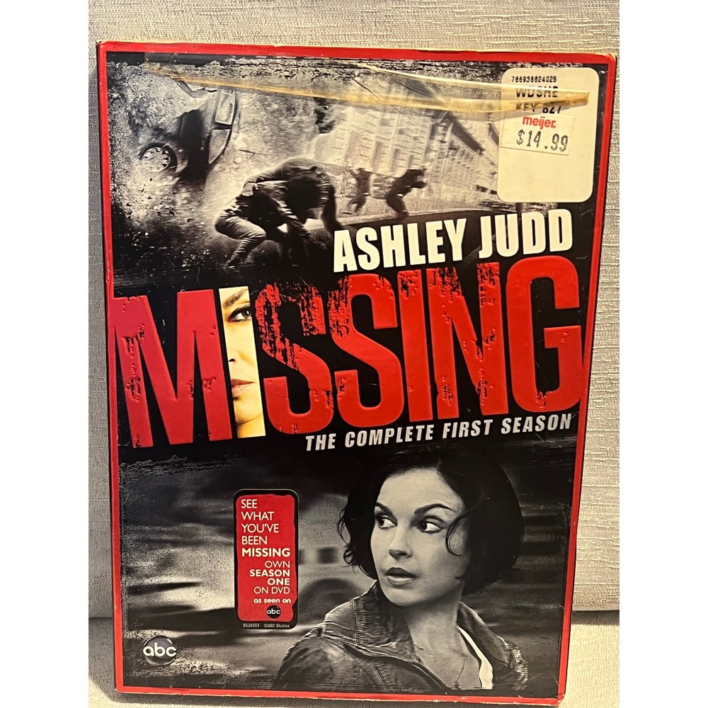 Missing The Complete First Season DVD 2012 Ashley Judd Sean Bean ABC Studios